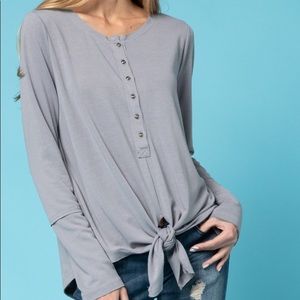 Gray Entro Boutique Top